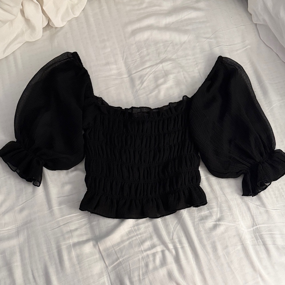 uo semi-sheer top